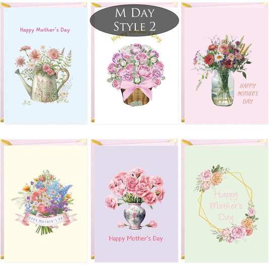 Collection of Mother's Day cards with floral designs and 'Happy Mother's Day' text.